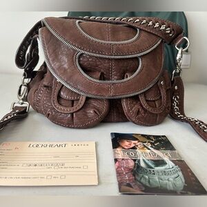Lockheart Brown Leather Shoulder Bag